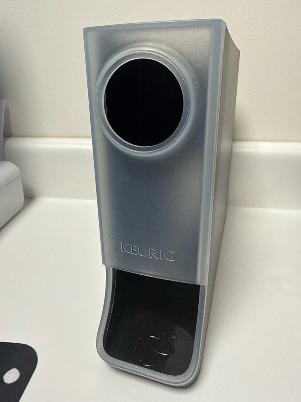 Keurig Silver Frosted Coffee Pod Tower Dispenser